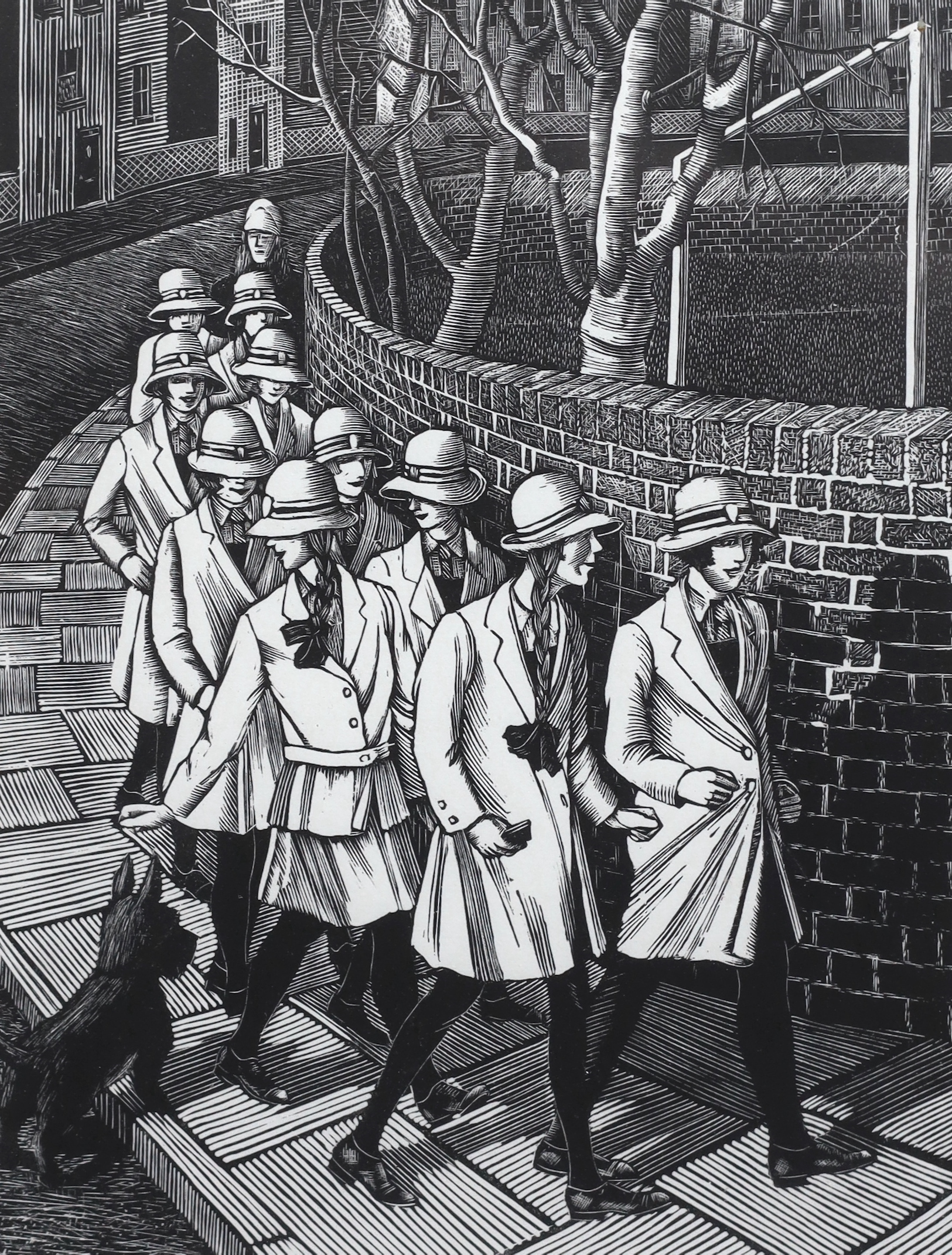 Tirzah Garwood Ravilious (English, 1908-1951), 'The Crocodile', 1929, engraving on boxwood, 16.5 x 12.5cm